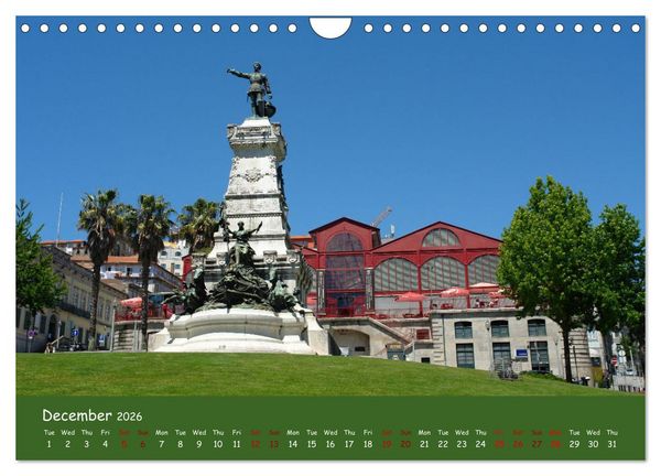 Produktbild: Colorful Porto (Wall Calendar 2026 DIN A4 landscape), CALVENDO 12 Month Wall Calendar