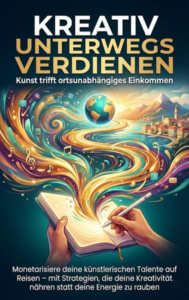 Produktbild: Kreativ unterwegs verdienen: Kunst trifft ortsunabh&auml;ngiges Einkommen