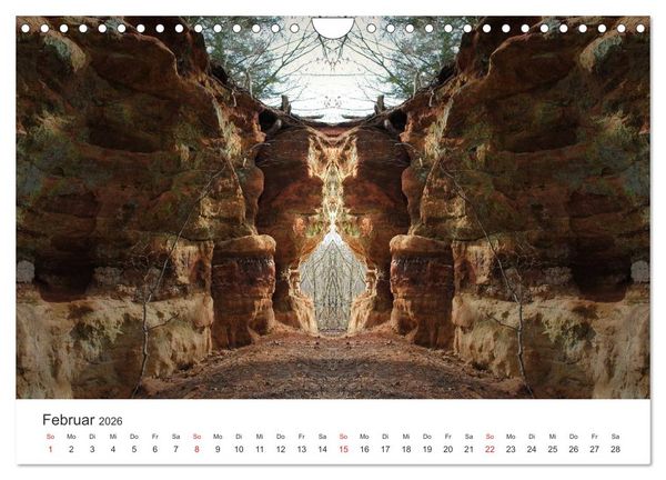 Produktbild: Spiegelwelten - Natur anders sehen (Wandkalender 2026 DIN A4 quer), CALVENDO Monatskalender