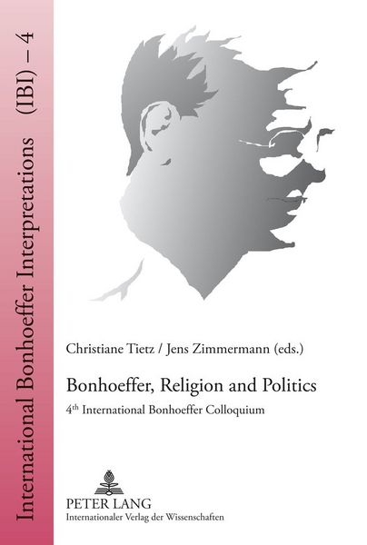 Produktbild: Bonhoeffer, Religion and Politics