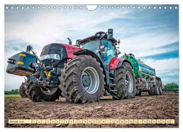 Produktbild: Traktoren - Giganten in der Landwirtschaft (Wandkalender 2026 DIN A4 quer), CALVENDO Monatskalender