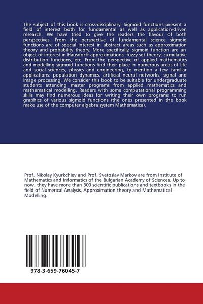 Produktbild: Sigmoid Functions: Some Approximation and Modelling Aspects