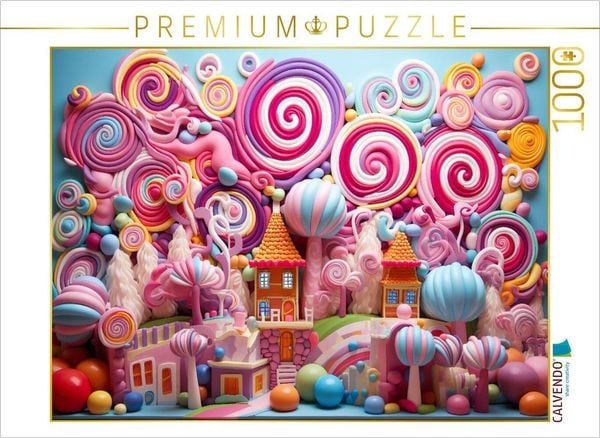 Produktbild: CALVENDO Puzzle Bonbons und Lollis im &Uuml;berfluss | 1000 Teile Lege-Gr&ouml;&szlig;e 64x48cm Foto-Puzzle f&uuml;r gl&uuml;ckliche Stunden