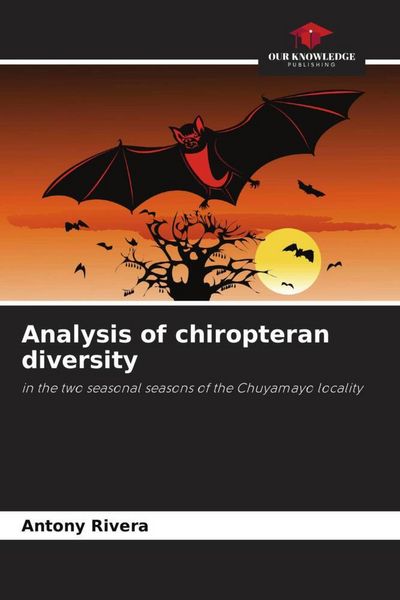 Produktbild: Analysis of chiropteran diversity