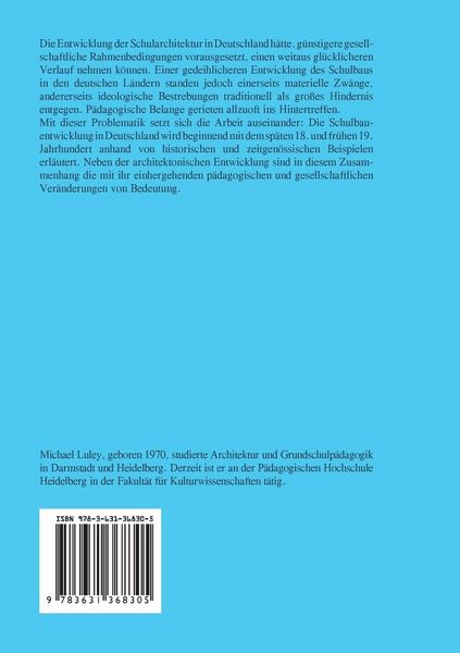 Produktbild: Eine kleine Geschichte des deutschen Schulbaus