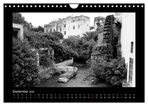 Produktbild: Marokko - Nostalgie in schwarz-weiss (Wandkalender 2026 DIN A4 quer), CALVENDO Monatskalender