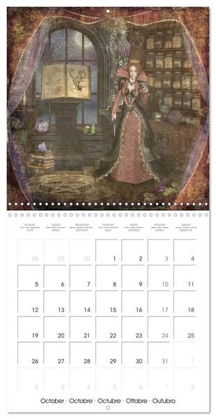 Produktbild: Lady Legends Fantasy Art (Wall Calendar 2026 12 &times; 12 Inch) CALVENDO 12 Month Wall Calendar