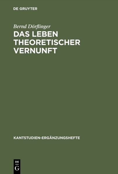 Produktbild: Das Leben theoretischer Vernunft