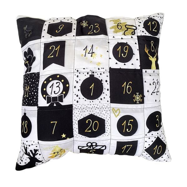 Produktbild: Adventkalenderkissen - Black/White