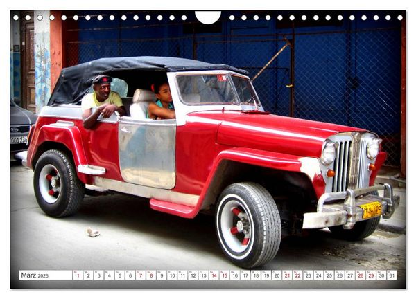 Produktbild: Best of Jeepster - Das Cabrio von Willys-Overland (Wandkalender 2026 DIN A4 quer), CALVENDO Monatskalender