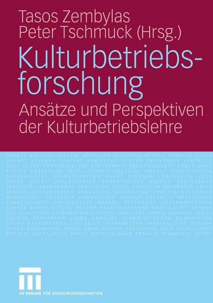 Produktbild: Kulturbetriebsforschung