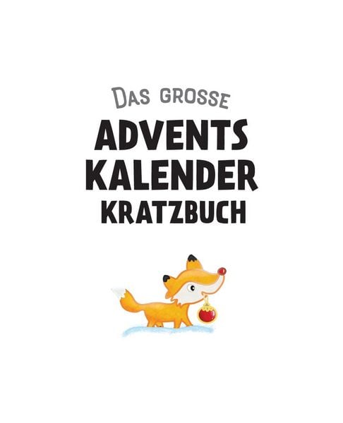 Produktbild: Das gro&szlig;e Adventskalender Kritzel-Kratzel Buch