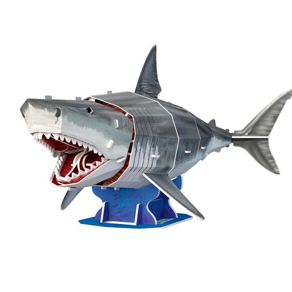 Produktbild: CUBICFUN - 3D Puzzle Wei&szlig;er Hai 72 Teile