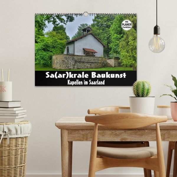 Produktbild: Sa(ar)krale Baukunst - Kapellen im Saarland (Wandkalender 2026 DIN A3 quer), CALVENDO Monatskalender