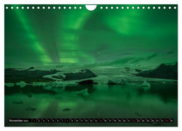 Produktbild: Faszination Licht am Polarkreis (Wandkalender 2026 DIN A4 quer), CALVENDO Monatskalender