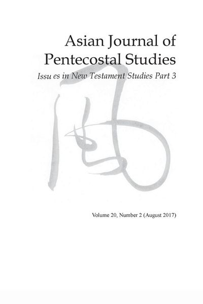 Produktbild: Asian Journal of Pentecostal Studies, Volume 20, Number 2