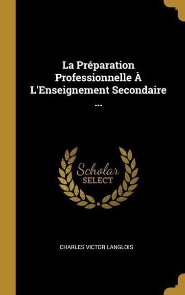 Produktbild: La Pr&eacute;paration Professionnelle &Agrave; L'Enseignement Secondaire ...