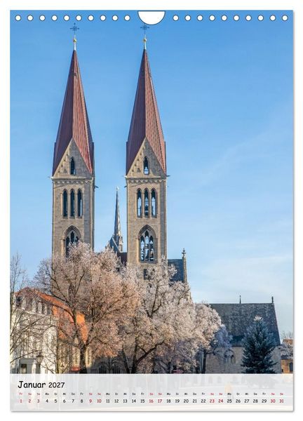 Produktbild: Halberstadt - Architektur, die Geschichten erz&auml;hlt (Wandkalender 2027 DIN A4 hoch), CALVENDO Monatskalender