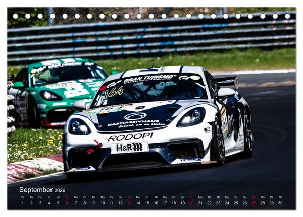 Produktbild: Motorsportkunst aus Weissach (Tischkalender 2026 DIN A5 quer), CALVENDO Monatskalender