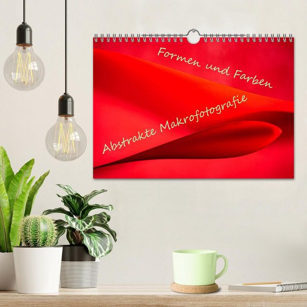 Produktbild: Formen und Farben - Abstrakte Makrofotografie (Wandkalender 2026 DIN A4 quer), CALVENDO Monatskalender