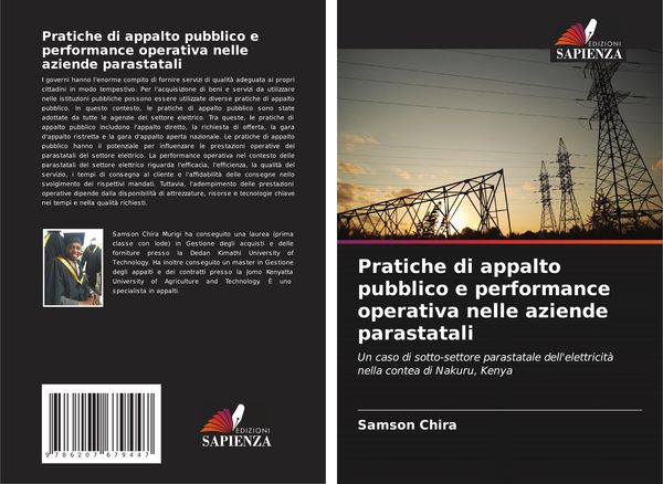 Produktbild: Pratiche di appalto pubblico e performance operativa nelle aziende parastatali