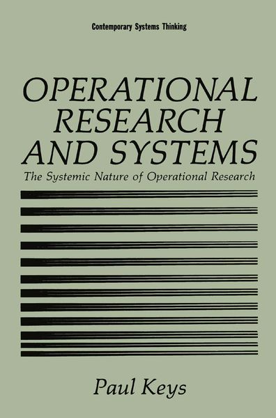 Produktbild: Operational Research and Systems