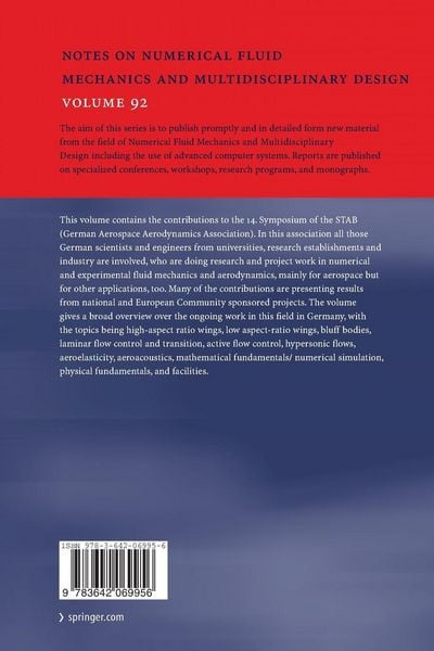 Produktbild: New Results in Numerical and Experimental Fluid Mechanics V