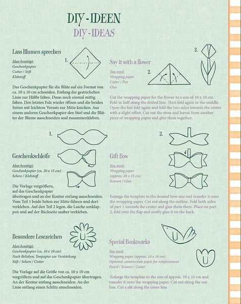 Produktbild: Geschenkpapier-Buch: Sch&ouml;ner Schenken - GartenLiebe (Bastin)