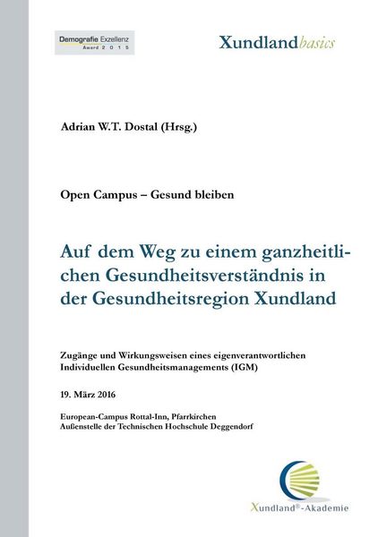 Produktbild: Auf dem Weg zu einem ganzheitlichen Gesundheitsverst&auml;ndnis in der Gesundheitsregion Xundland