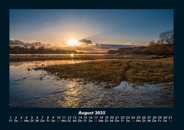 Produktbild: Landschaftskalender 2025 Fotokalender DIN A4