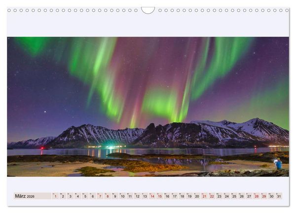 Produktbild: Norwegen Nordland Troms og Finnmark - Panoramen (Wandkalender 2026 DIN A3 quer), CALVENDO Monatskalender