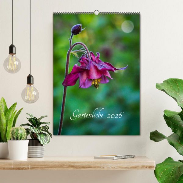 Produktbild: Gartenliebe (Wandkalender 2026 DIN A2 hoch), CALVENDO Monatskalender