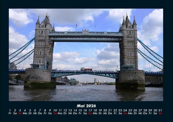 Produktbild: London 2026 Fotokalender DIN A4