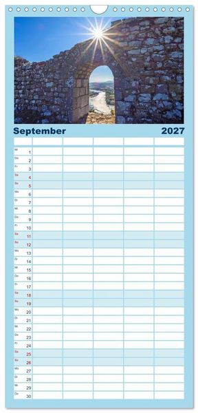 Produktbild: Familienplaner 2027 - Shkodra &ndash; Perle im Norden Albaniens mit 5 Spalten (Wandkalender, 21 x 45 cm) CALVENDO