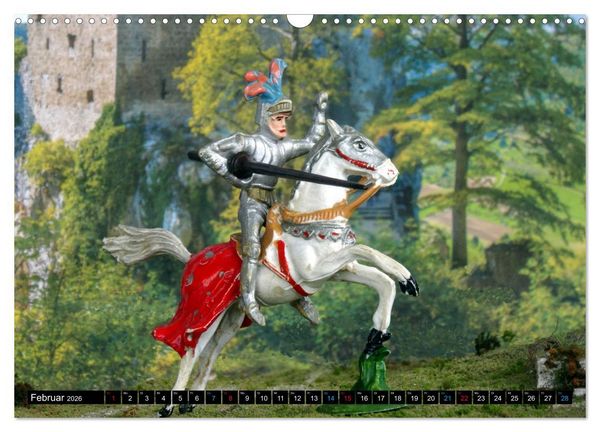 Produktbild: Landsknechte und Ritter im Modell (Wandkalender 2026 DIN A3 quer), CALVENDO Monatskalender