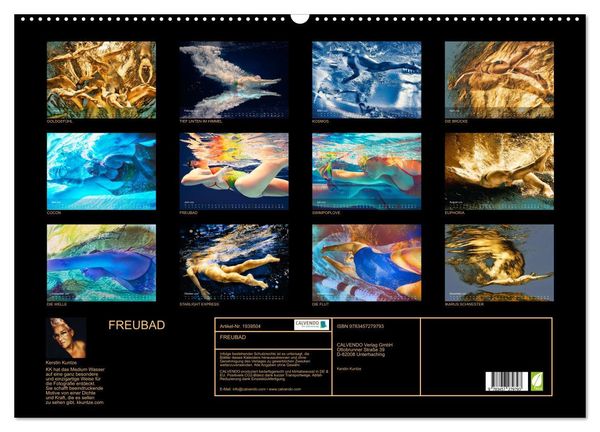 Produktbild: FREUBAD (Wandkalender 2026 DIN A2 quer), CALVENDO Monatskalender