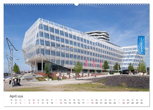 Produktbild: Hamburg (hochwertiger Premium Wandkalender 2026 DIN A2 quer), Kunstdruck in Hochglanz
