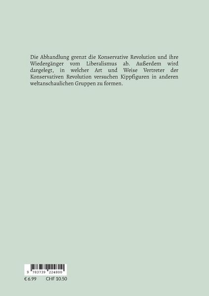 Produktbild: Konservative Revolution zu Liberalismus
