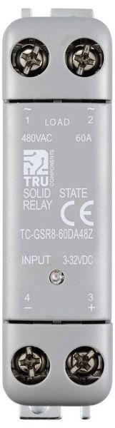 Produktbild: TRU COMPONENTS Halbleiterrelais TC-12705392 60 A Schaltspannung (max.): 480 V/AC Nullspannungsschaltend 1 St.