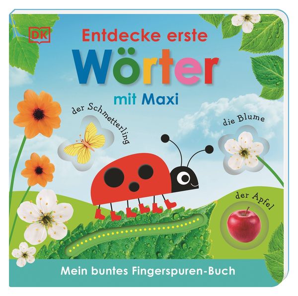 Produktbild: Mein buntes Fingerspuren-Buch. Entdecke erste W&ouml;rter mit Maxi