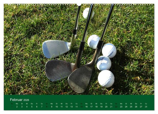 Produktbild: Golf Sport (Wandkalender 2026 DIN A2 quer), CALVENDO Monatskalender
