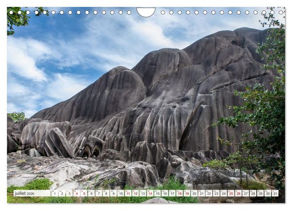 Produktbild: Seychelles - Des &icirc;les de r&ecirc;ve dans l'oc&eacute;an Indien (Calendrier mural 2026 DIN A4 vertical), CALVENDO calendrier mensuel
