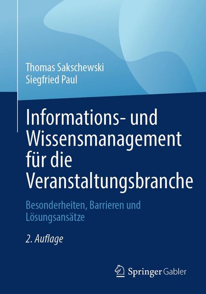 Produktbild: Informations- und Wissensmanagement f&uuml;r die Veranstaltungsbranche