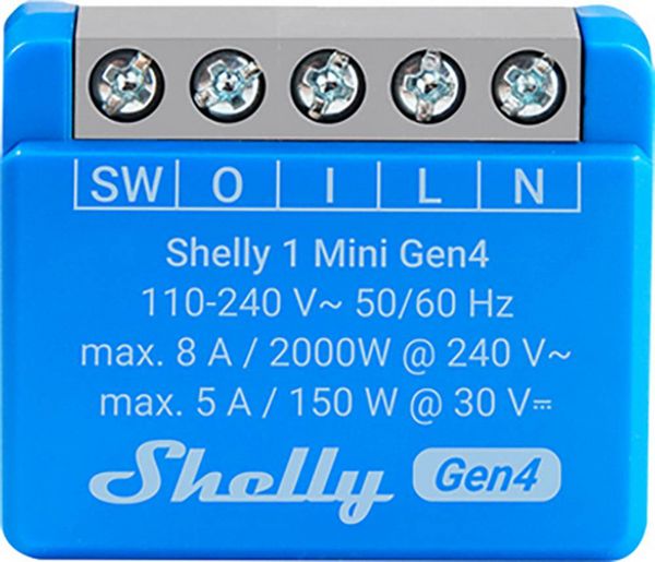 Shelly 1 Mini Gen4 Funk-Schalter