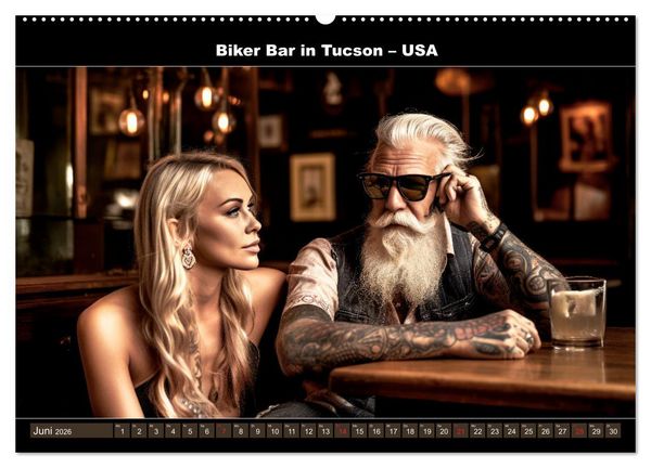 Produktbild: Model-Shooting weltweit mit der k&uuml;nstlichen Intelligenz (Wandkalender 2026 DIN A2 quer), CALVENDO Monatskalender