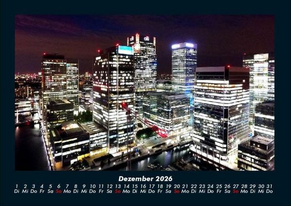 Produktbild: London 2026 Fotokalender DIN A4