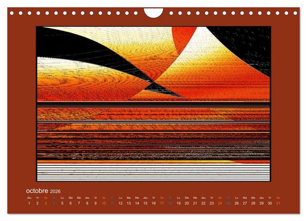 Produktbild: L'&acirc;me sauvage de l'abstrait (Calendrier mural 2026 DIN A4 vertical), CALVENDO calendrier mensuel