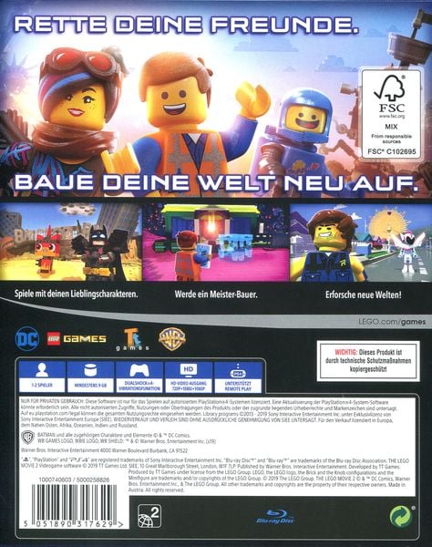 Produktbild: LEGO - The LEGO Movie 2 Videogame