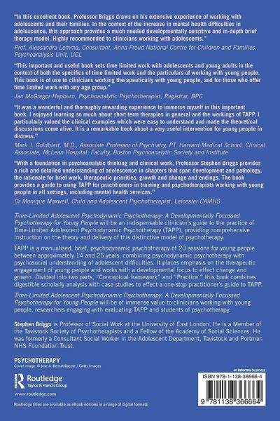 Produktbild: Time-Limited Adolescent Psychodynamic Psychotherapy