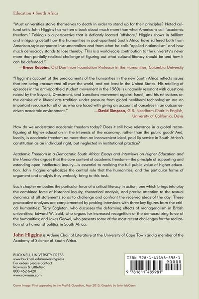 Produktbild: Academic Freedom in a Democratic South Africa